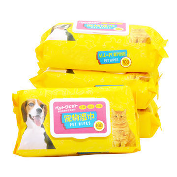 Hypoallergenic Non Woven Flushable Cleaning Dog