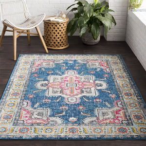 Tappeto di Lusso Turco Fatto a Macchina Lavabile Stile Persiano Antico Antiscivolo Decorativo - Product Image 3