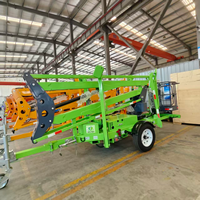 Tragbarer Teleskop-Hubsteiger 12m-24m, Anhänger-Arbeitsbühne, Anhänger-Hubarbeitsbühne, kleine Gelenk-Arbeitsbühne, Nifty Lift, Anhänger-Boomlift