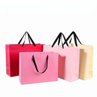 Vente en gros de sacs en papier renforcés de haute qualité, sacs de shopping avec logos imprimés