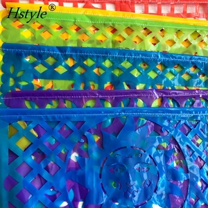 Banderole de décoration pour le carnaval, banderole rectangulaire colorée de la Fiesta mexicaine, fournitures pour fête de la mort S229 - Product Image 6