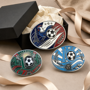 Hebilla de Cinturón Personalizada con Temática de Copa de Fútbol, Hebilla de Aleación de Zinc para Portar Cerveza, Recuerdo para Fanáticos del Fútbol, Fabricante Mayorista - Product Image 1