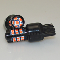 Pièces et accessoires pour véhicules, systèmes d'éclairage intérieur automobile, ampoules LED T20 7440 30SMD 30 LED 3030 à contact unique pour voiture