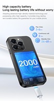 Teléfono Inteligente ONEMYTH M17 Pro Mini 4G Dual SIM, Pantalla HD de 4 Pulgadas, Batería de 2000 mAh, 2 GB + 16 GB, Android 12.0, Play Store, Teléfono Celular Pequeño con Reconocimiento Facial