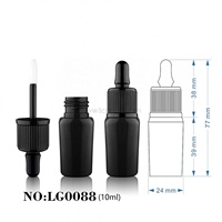 Emballage de tube à gloss cosmétique vide en plastique ABS, conteneur unique pour gloss avec pinceau, service OEM/ODM personnalisable