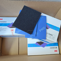 Éponge abrasive flexible 3M modèle 6112578 en oxyde d'aluminium 5x3,9 pouces, emballage boîte de 50 pièces