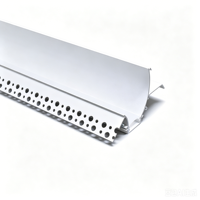 Profilé LED en aluminium 6063 de haute qualité pour bande lumineuse, canal LED pour cloison sèche avec couvercle PMMA/PC, anodisation certifiée CE, garantie 5 ans