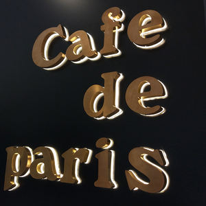 Fait sur commande Led Rétro-Éclairage Publicitaire Logo Ville Signage <span class=keywords><strong>Café</strong></span> Signe de Lettre De <span class=keywords><strong>Canal</strong></span> - Product Image 1