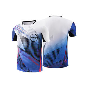 เสื้อยืดวิ่งมาราธอนแบบซับลิเมชั่นพิมพ์โลโก้ OME ตามสั่ง แห้งเร็ว ระบายเหงื่อได้ดี สำหรับการแข่งขัน - Product Image 2