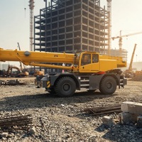 Grue tout-terrain RT25 25T 31m tendance pour le levage de modules de plateformes offshore et les travaux d'entretien de raffineries