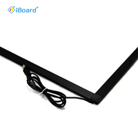 Marco Táctil Infrarrojo IR con Más de 10 Puntos de Contacto, USB Serial, Kit de Superposición de Pantalla Táctil de 65 Pulgadas con Tamaño Personalizable para Uso Comercial