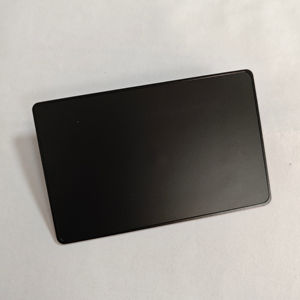 Tarjeta NFC de Metal en Blanco de Lujo, Acero Inoxidable y Latón, Tarjeta RFID Negra Mate - Product Image 2