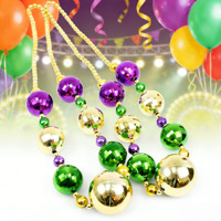 Colliers de perles en plastique pour le Mardi Gras en gros – Colliers perlés pour fêtes et déguisements de carnaval pour les fournisseurs d'événements