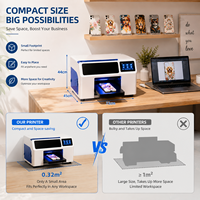 Printer UV AI Tanpa Komputer untuk Pencetakan Casing Ponsel DIY Mesin Printer A4 Dengan Tinta UV Gratis