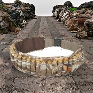 เข็มขัดยุทธวิธีลายพรางนีโอพรีน 25 รู เป็นมิตรกับสิ่งแวดล้อม สำหรับการล่าสัตว์กลางแจ้ง ขายดีข้ามพรมแดน อุปกรณ์ฝึกซ้อมยิงปืน - Product Image 3