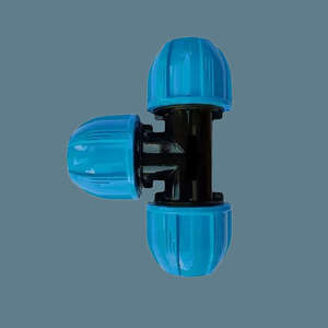 Exportation dans le monde entier robuste 63MM X 50MM réduisant TEE bleu PP raccords de tuyauterie d'irrigation à Compression haute pression lisse pour l'Inde - Product Image 2