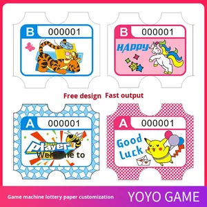 Boleto de Lotería para Consola de Juegos, Boleto Completo o Medio Boleto, para Máquinas de Arcade, Parques de Diversiones, Canje de Puntos, Premios, Cupones - Product Image 4