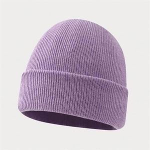 Factory Custom Logo Winter Hats <b>Beanies</b> Unisex <b>Wool</b> Knitted Hat Thickened Fleece-Lined Winter-Proof Cold-Weather <b>Beanie</b> - Product Image 2
