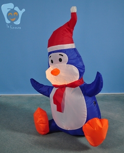 4ft 1.2m Led Lumineux Extérieur Cour De Noël Bas <span class=keywords><strong>Gonflable</strong></span> Décoration De Noël <span class=keywords><strong>Pingouin</strong></span> - Product Image 4
