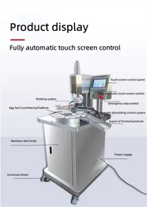 Automatische Doppel-Digital-Tortenboden-Formmaschine mit hochpräzisem, einstellbarem Gestell aus Edelstahl 304 - Product Image 3