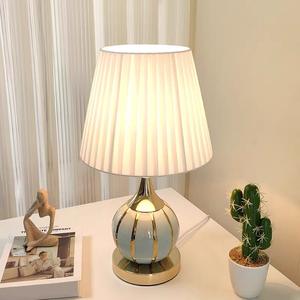 Modern Minimalist Nordic Style Eye-Protective <b>Bedroom</b> Table <b>Lamp</b> Dimmable Decorative Ceramic Bedside <b>Lamp</b> <b>for</b> Home Use Plug-In - Product Image 6