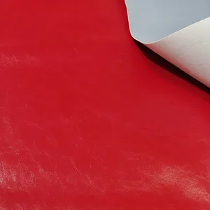 Free sample luxury designer 0.8mm PVC faux oil leather rolls leather for placemat and paint for shoes