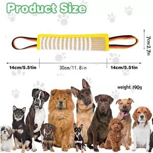 Giocattolo Professionale per Cani in Lino Ecologico di Alta Qualità, Stile Carino per Addestramento e Masticazione, per Interni/Esterni - Product Image 4