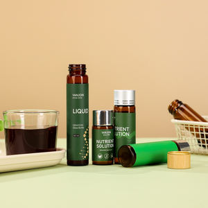 Flaconi in Vetro Marrone da 10ml, 18ml, 20ml, 25ml per Liquidi Orali e Bevande con Tappo a Vite in Legno - Product Image 2