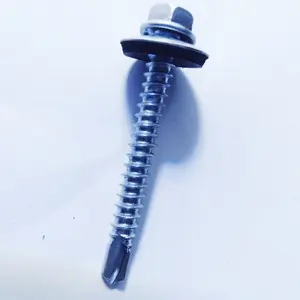 Galvanized carbon steel c1022a self drilling screws hex/csk/truss