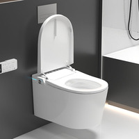 Cisterna oculta de alta calidad de vuelta a la pared WC juego de inodoro baño sin tanque inteligente colgado en la pared inodoro inteligente
