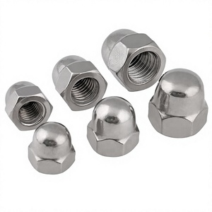 Écrou à tête cylindrique certifié DIN 1587 en acier inoxydable 304, filetage M10, finition couleur naturelle pour l'industrie automobile - Product Image 3