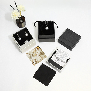 Cajas de Papel de Lujo con Diseño de Logotipo Personalizado OEM, Caja de Regalo de Cartón con Base y Tapa para Joyería - Product Image 5