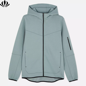 Ensemble de Survêtement Léger Zippé à Capuche Performance Sportive de Haute Qualité pour Hommes - Product Image 5