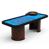 YH Bestseller 22-Zoll Roulette-Rad Unterhaltungs-Poker-Club-Stil MDF Massivholz Casino Roulette-Tisch