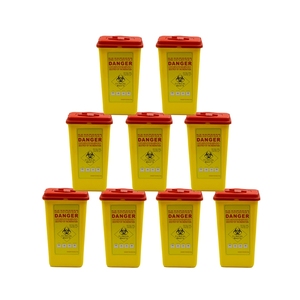 Medical Plastic <strong>Sharps</strong> <strong>Containers</strong> Medical <strong>Container</strong> Biohazard Needles Disposal 1L Waste <strong>Sharps</strong> Box - Product Image 4
