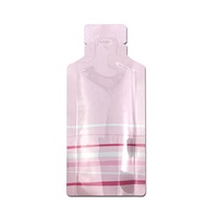 Pochette de bouteille en plastique de forme spéciale, sac sous vide en Mylar pour emballage de boissons en Gel d'énergie en poudre de Sport