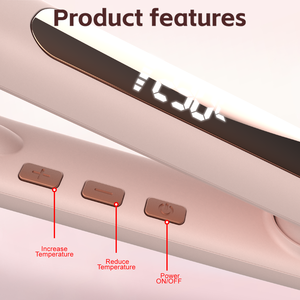 Styler ionique professionnel Mini 450 degrés céramique titane fer plat LCD <span class=keywords><strong>meilleur</strong></span> <span class=keywords><strong>lisseur</strong></span> infrarouge pour voyager électrique - Product Image 6