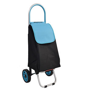 Chariot de courses pliable léger et portable Overson YY26E en résine PLA <span class=keywords><strong>avec</strong></span> sac en tissu Oxford pour le transport de marchandises et d'épicerie - Product Image 1