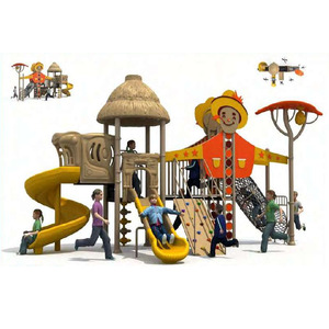 Grand toboggan combiné extérieur Toboggan pour la maternelle Parc communautaire Équipement d'amusement Paradis pour enfants - Product Image 1