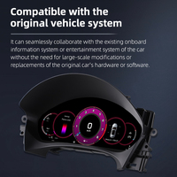 Compteur de vitesse numérique pour voiture, compteur de vitesse personnalisé, tableau de bord automobile Carplay, Porsche Macan 14-25