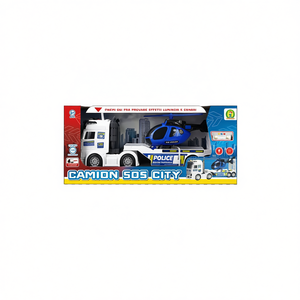 Camión de Juguete SOS City Truck con Sonidos y Luces, para Niños de 3+ Años, Vehículo de Control Remoto, Modelos de Bomberos y Policía - Product Image 2
