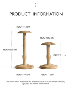 Bán buôn hat hiển thị miễn phí đứng bằng gỗ cap chủ hat hiển thị đứng cổ hat Rack cho bán lẻ quần áo cửa hàng - Product Image 6