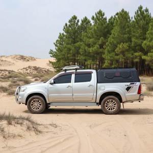 Capot rigide en aluminium personnalisé pour camion tout-terrain, avec serrure antivol pour <span class=keywords><strong>Hilux</strong></span> Ranger Ram Gladiator, accessoires universels pour pick-up - Product Image 6
