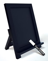 Petit tableau d'écriture pliable en bois avec rebord intégré et tableau noir magnétique Tableau noir amovible pour la maison Couleur noire