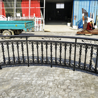 Balustrade et main courante d'extérieur en aluminium de conception moderne pour le balcon d'escalier de plate-forme pour des villas-fabriqué en Chine