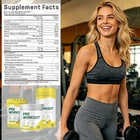 Poudre de Créatine Monohydrate Biologique Sans Gluten Naturelle OEM/ODM Marque Blanche Pré-Entraînement Saveur Fruitée Énergie Concentration Alimentation