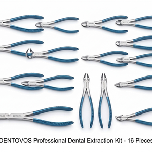 Juego de Pinzas de Extracción Dentales Dentovos Premium de 16 Piezas, Instrumentos de Extracción Dental de Primera Calidad para Cirugía y Uso Clínico Profesional - Product Image 3