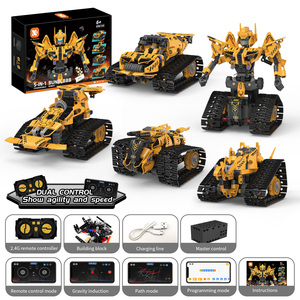 Avión de Combate Ruso con Control Remoto Dual por Aplicación y Bloques de Construcción Compatibles, Juguetes Educativos Programables de Bloques Pequeños, Juguete para Niños - Product Image 2