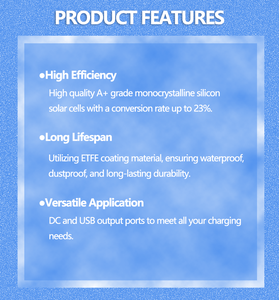 High Quality Portable <strong>Solar</strong> <strong>Panel</strong> 300W Foldable <strong>Solar</strong> <strong>Panel</strong> Charger Waterproof Mono Cell for Power Backup - Product Image 6