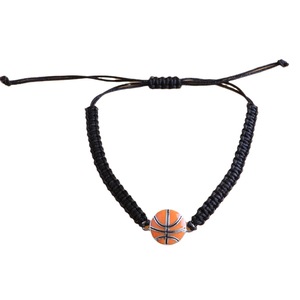 Bracelet d'amitié tendance fait main avec nœuds tressés, breloques <span class=keywords><strong>de</strong></span> ballons <span class=keywords><strong>de</strong></span> sport (volleyball, football, baseball, softball, basketball, soccer) et style antique - Product Image 6